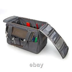 Estwing Heavy Duty 14 Compartment, 16 in Professional Carpenter's Tool Bag 94761