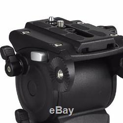 FC270A 62 Pro Heavy Duty Camcorder Fluid Pan Head Video DV Camera Tripod