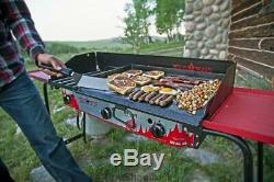 Flat Top Griddle 32'' Grill Stove Topper Professional Grade Steel Heavy Duty NEW