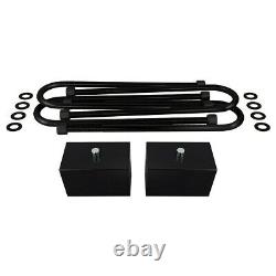 For 05+ Ford F250 F350 4x4 Overload Full 3 F+R Lift Kit Bump Stop Drop Extender