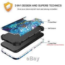 For Apple iPhone 11 Pro Max Hybrid Hard & Soft Rubber Heavy Duty Rugged Case