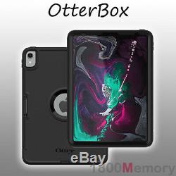 GENUINE OtterBox Defender Case for Apple iPad Pro 11 1st Gen 2018 Black Rugged