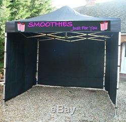 Gazebo Catering Trailer Fast Food Heavy Duty Pro 40 + Signage Event Marquee