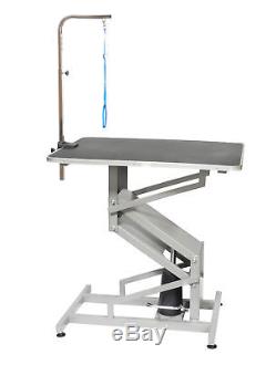 Go Pet Club Z-Lift Hydraulic Professional Dog Grooming Table with Arm
