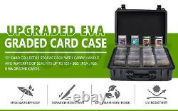 Graded Card Storage Box Heavy Duty Weatherproof Case Slab Holder BGS PSA Sports