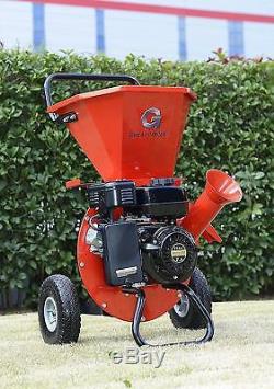GreatCircle 6.5 HP Heavy Duty 212cc Gas Powered 3 IN 1 Pro Wood Chipper Shredder