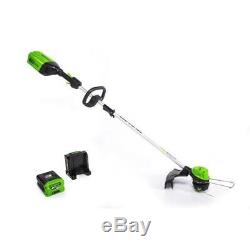 Greenworks Pro 60V Max 16 Straight Cordless String Trimmer with Battery & Charger