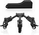 Hturs Photography Professional Tripod Dolly, Heavy Duty And Lightweight With Rub