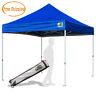 Heavy Duty 10x10 Ez Pop Up Canopy Instant Shade Commercial Tent With Wheeled Bag