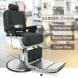 Heavy Duty All Purpose Recline Hydraulic Pro Barber Chair Hair Salon Spa Beauty