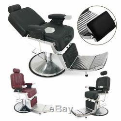 Heavy Duty All Purpose Recline Hydraulic Pro Barber Chair Hair Salon Spa Beauty