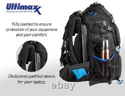 Heavy Duty Deluxe Camera Professional Backpack with Removable Gadget Bag