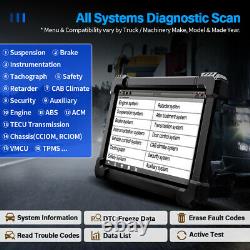 Heavy Duty Diesel Truck Scanner Full System OBD Diagnostic Tool DPF Regen Tablet