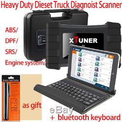 Heavy Duty Dieset Truck diagnostic Scanner Tool Code Reader DPF Reset+Tablet T1