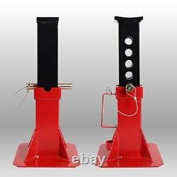 Heavy Duty Pin Type Professional Car Jack Stand with Lock 12 Ton Capacity 1 Pair
