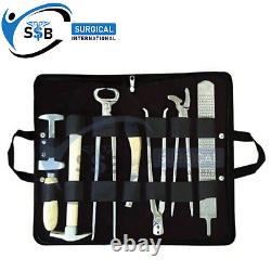 Heavy Duty Professional Horse Care Farrier Tool Kit Of 8 Pc Hoof Clincher Nipper