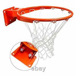 Heavy Duty Wall Mounted Basketball Rim, 18 inch Professional Hanging 1-Spring