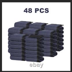 Heavy-duty Professional 48pcs Moving Blankets Durable Shipping Pads 80 x 72