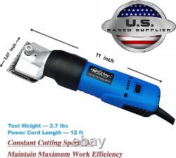 Horse Clipper, Heavy-Duty Light-Weight Professional Equine Grooming Kit for Hors