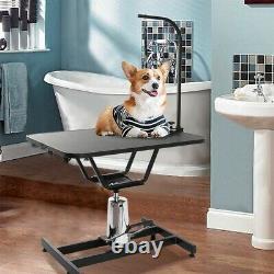 Hydraulic Pet Grooming Table Heavy Duty Professional Dog Drying Table With Clamp