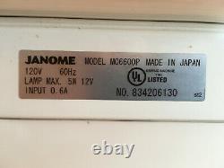 Janome MC6600P Professional Heavy Duty Sewing Machine