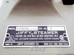 Jiffy J-3 Professional Heavy Duty Garment Clothes Upholstery Steamer TESTED