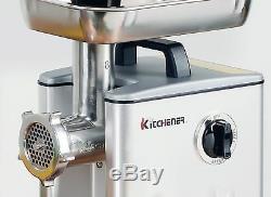 KITCHENER #8 Elite Heavy Duty Pro Electrical Meat Grinder 1/2 HP Aluminum Pro