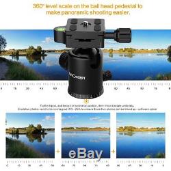 K&F Concept Professional Camera Tripod Monopod Ball Head Heavy Duty for DSLR