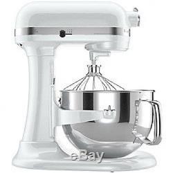 KitchenAid Pro 600 Rksm6573wh Stand Mixer 10-speed White Professional heavy duty