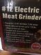 Kitchner #12 Heavy Duty 1/2 Hp Professional Electric Meat Grinder. New In Box