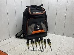 Klein Tool Backpack, Heavy Duty Tradesman Pro Tool Organizer & Screwdriver Set