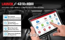 LAUNCH X431 V+ HD3 24V Heavy Duty Bidirectional ECU Coding Obd2 Scanner Tablet