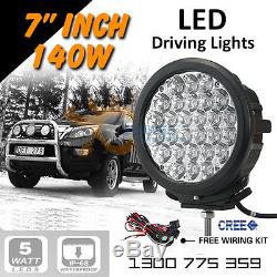 LED Spot Lights 2x 140w 7 Heavy Duty CREE 12/24v AAA+ 2015 Professional Grade