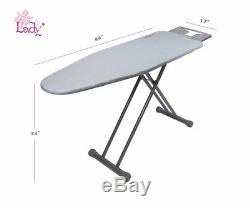 Lady Felicia Professional Heavy Duty Wide Ironing Board with Heat Resistant