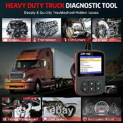 Launch Heavy Duty Truck OBD2 Scanner HD Engine Brake Code Reader Diagnostic Tool