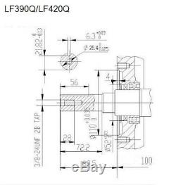 Lifan 13hp Electric Start Lf390qe-pro Heavy Duty Engine Replaces Honda Gx390 1