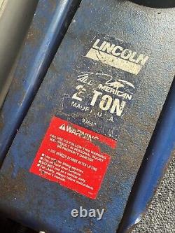Lincoln All American 2 Ton Heavy Duty Professional Car Service Jack 93642