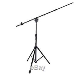 LyxPro SMT-1 Professional Microphone Heavy Duty 90 Studio Overhead Boom Stand