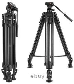 MACTREM Victory VT72 Large Heavy Duty Professional Tripod with Carry Bag READ