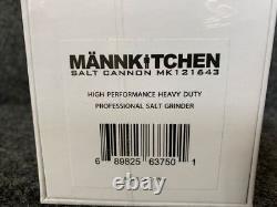 MANNKITCHEN Salt Cannon Heavy Duty Professional Salt Grinder MK121643