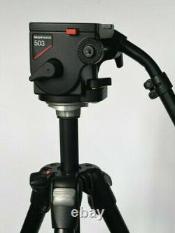 Manfrotto 503 Professional Video Fluid tripod Head Heavy duty & smooth MINT