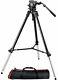 Manfrotto 526 Professional Fluid Video Head With 528xb Heavy Duty Tripod & Bag