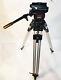 Manfrotto Tripod 3066 Bogen -italy With Fluid Head And Heavy Duty Pro Tripod