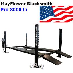 Mayflower Blacksmith Heavy Duty Four Post Lift Car lift Storage Service Pro 8000