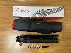 Miliboo MTT601A Aluminum Heavy-Duty Fluid Head DSLR Travel Tripod 10kg Playload