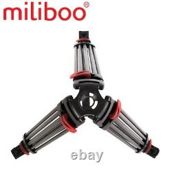 Miliboo MTT609A Professional Heavy Duty Hydraulic Head Ball Tripod 15KG playload