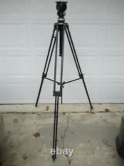 Miller Camera Support Professional Tripod 2 Stage with Spreader Vintage Heavy Duty