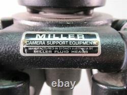 Miller Camera Support Professional Tripod 2 Stage with Spreader Vintage Heavy Duty
