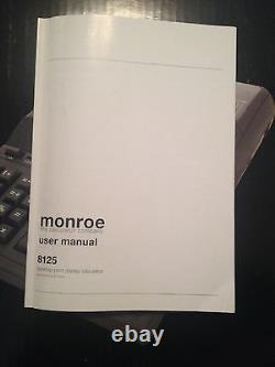 Monroe 8125 Professional Heavy Duty Calculator