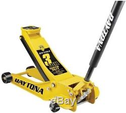 NEW 3 Ton Dayton Professional Heavy Duty Floor Jack 2(Two) 6 ton Steel Stands